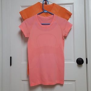 Lululemon swiftly short sleeve sz 6 bundle